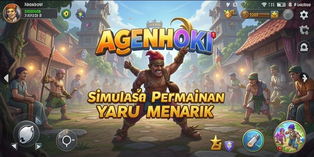 Tangkapan layar AGENHOKI menampilkan gameplay simulasi yang menarik.