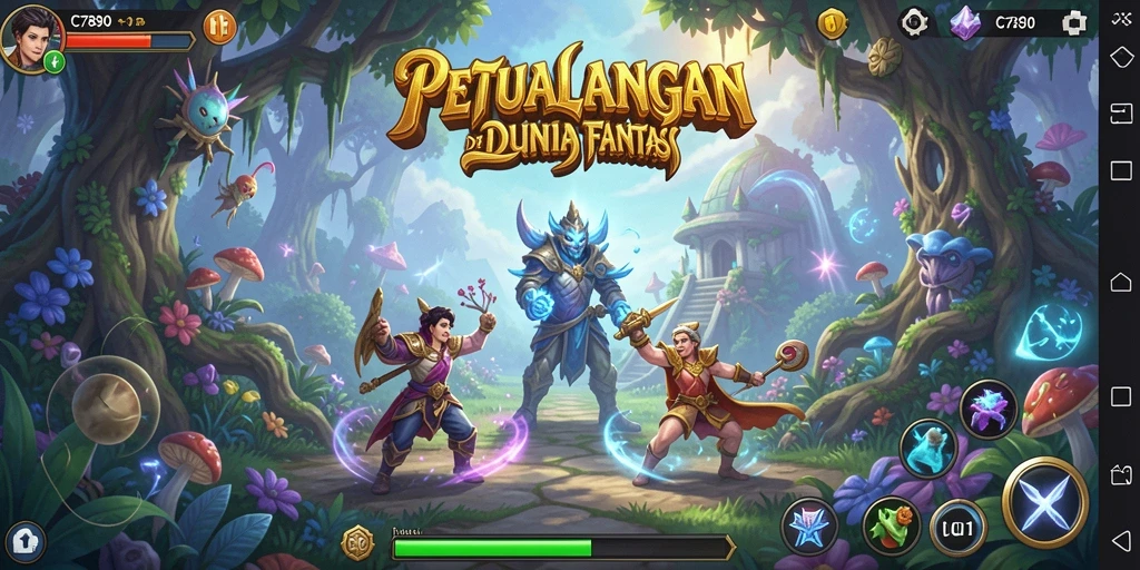 Screenshot C7890 menampilkan aksi mendebarkan dalam dunia petualangan.