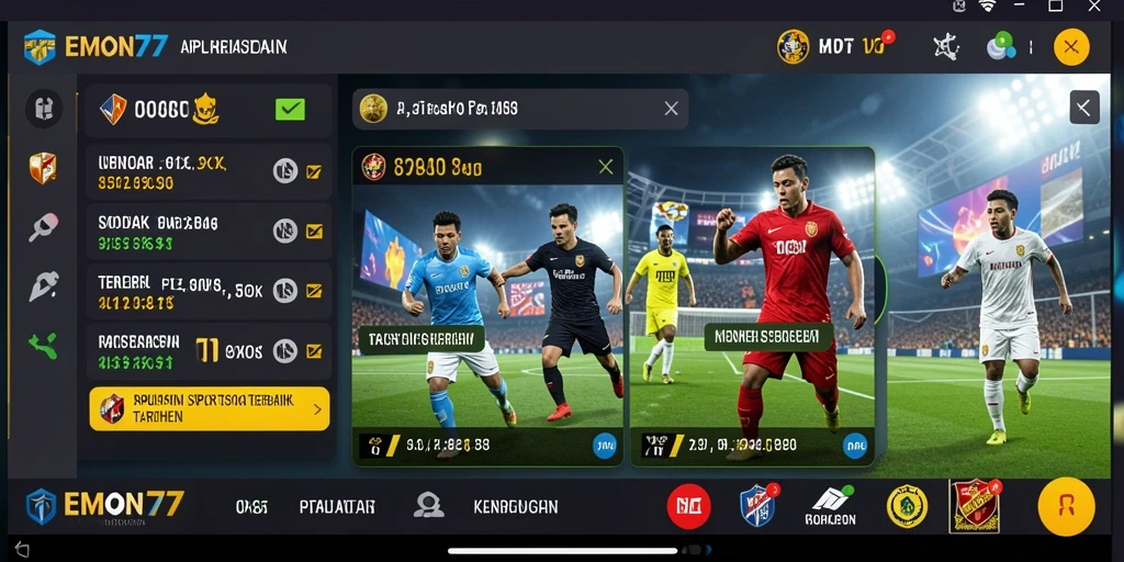 Tampilan gameplay EMON77 yang menarik dengan berbagai pilihan taruhan.