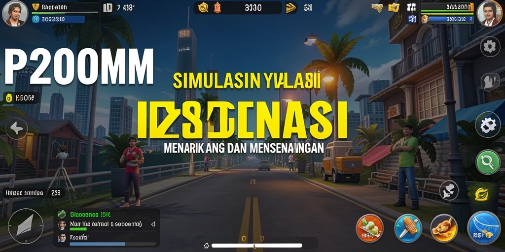 Tampilan gameplay P200M yang menarik dan edukatif tentang investasi.