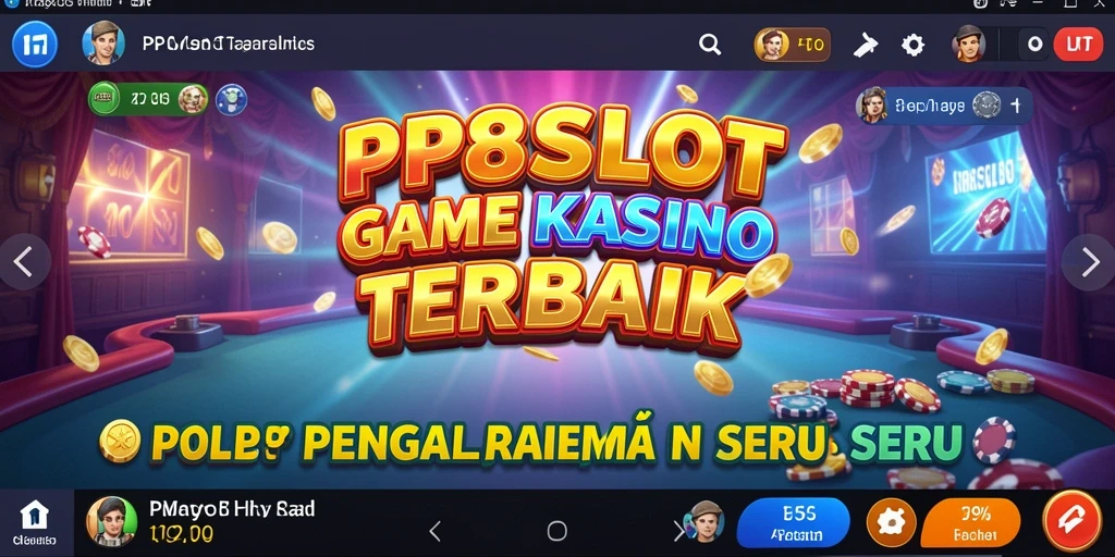 Tampilan menarik dari permainan slot Kasino di PP8SLOT.