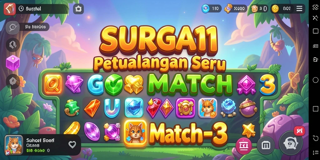 Tampilan menarik dari gameplay SURGA11 yang seru dan penuh warna.