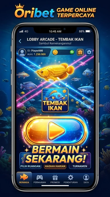 Tampilan utama aplikasi oribet dengan berbagai pilihan aplikasi.